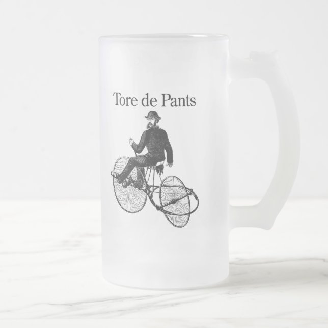 Tore de Pants frosted beer mug (Right)