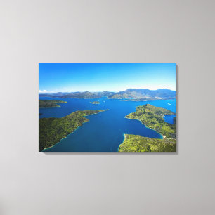 Torea Bay, Queen Charlotte Sound, Marlborough Canvas Print
