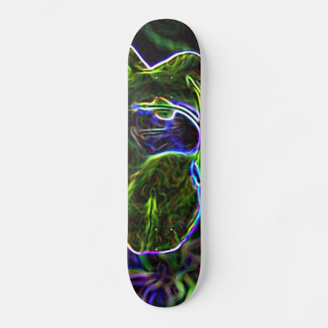 Torenia Edited Skateboard Deck (Front)