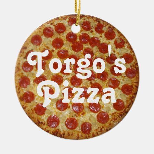 Torgos Pizza Ceramic Ornament