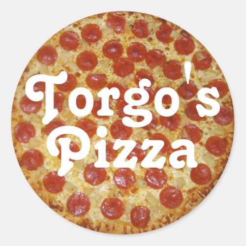 Torgos Pizza Classic Round Sticker