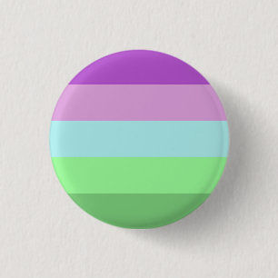Toric Pride Flag Badge Button