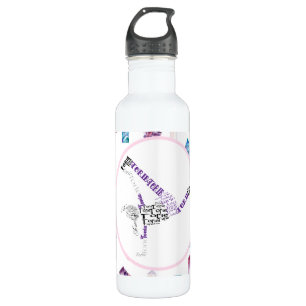 Torie Hip Hop Personalized Dancer Gift Stainless Steel Water Bottle