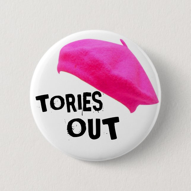 Tories Out Button (Front)
