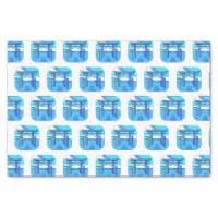 Blue Willow Decoupage Vintage Tissue Paper