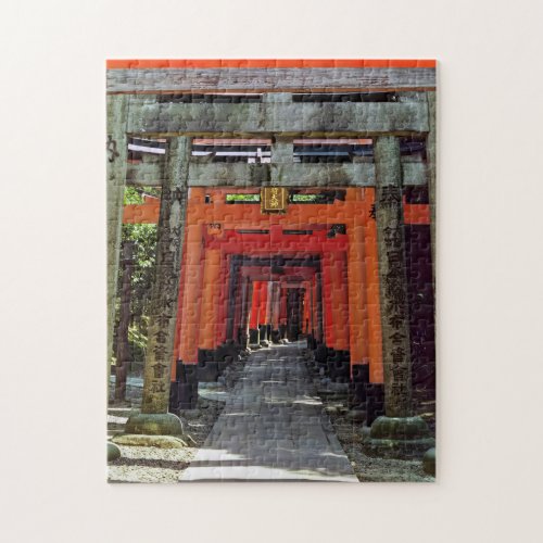 Torii gates _ Kyoto Japan Asia Jigsaw Puzzle
