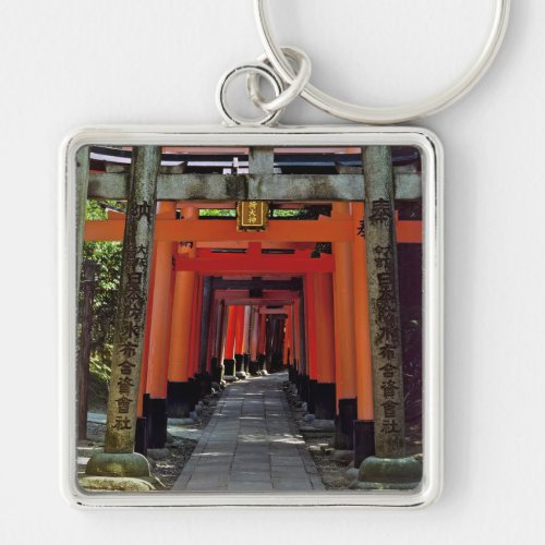 Torii gates _ Kyoto Japan Asia Keychain