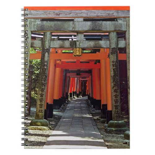 Torii gates _ Kyoto Japan Asia Notebook