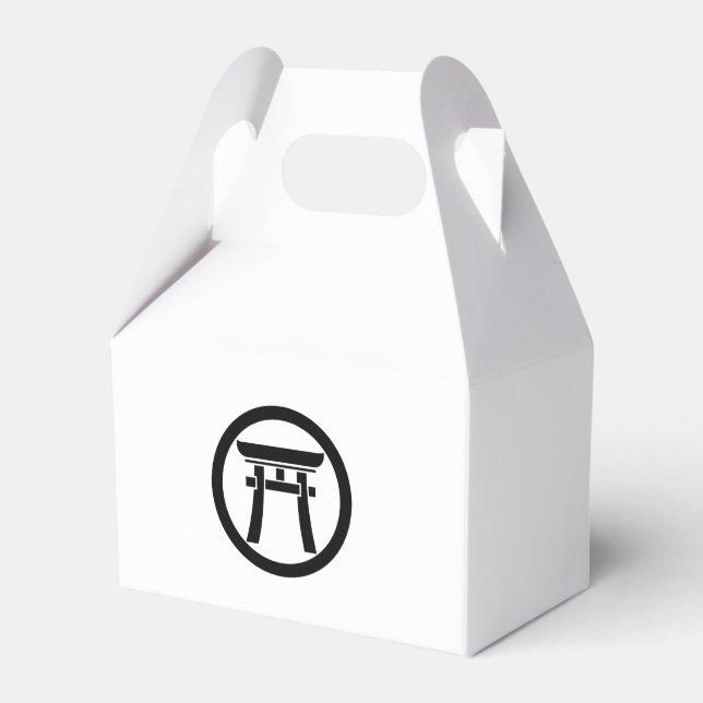 Torii in a circle favor boxes (Front Side)