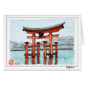 Torii - Itsukushima Shrine, Japan (Front Horizontal)