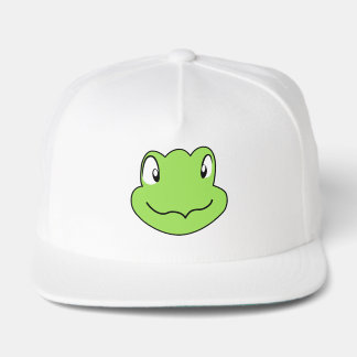 Torin the Turtle Cartoon Smiling Face Snap Back Hat