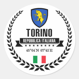 Torino Classic Round Sticker