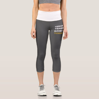 Torino Food Icons - Vermouth, Tramezzino, Bônet Capri Leggings