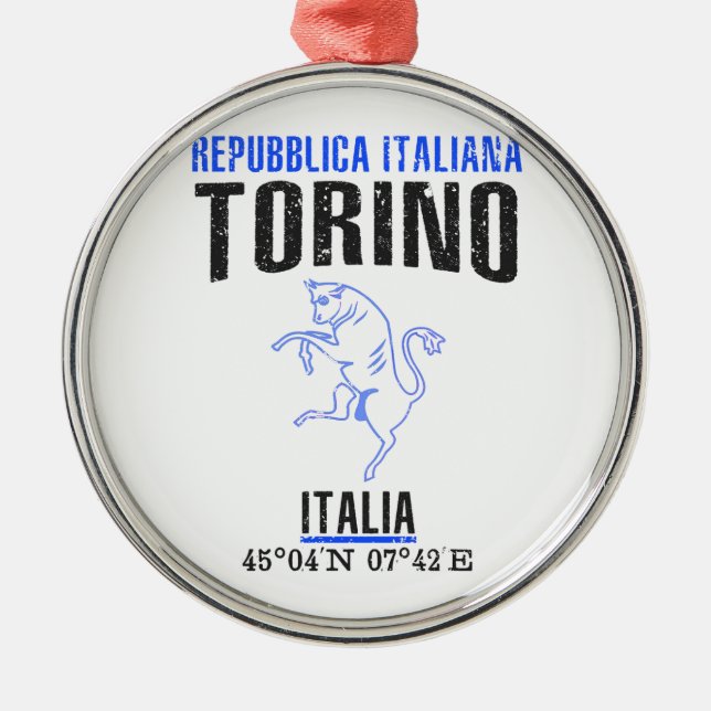 Torino Metal Ornament (Front)