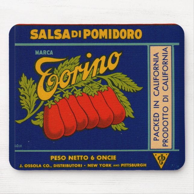 Torino salsa di pomodoro aka tomato paste mouse pad (Front)