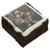 Tormented Woman Haunting Scream Brownie (Angled)