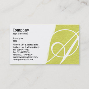 Torn Away - Yellow Rough Paper Texture Business Card