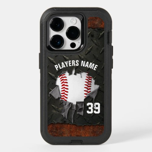 Torn Baseball OtterBox iPhone Case