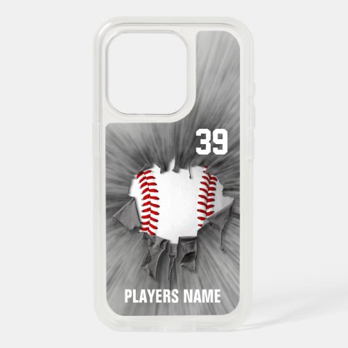 Torn Baseball personalized iPhone 15 Pro Case