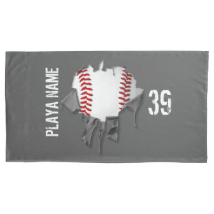 Torn Baseball Pillowcase