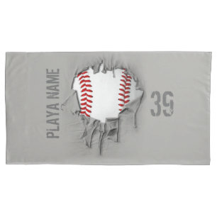 Torn Baseball Pillowcase