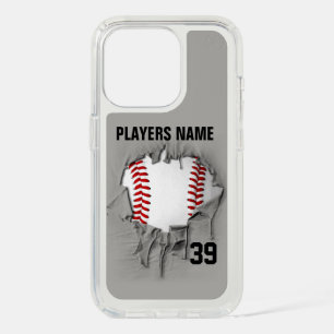 Torn Baseball iPhone 15 Pro Case