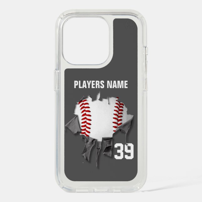 Torn Baseball Speck iPhone Case (Front)