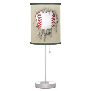 Torn Baseball (textured) Table Lamp