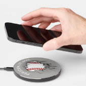 Torn Baseball Wireless Charger (Hand)