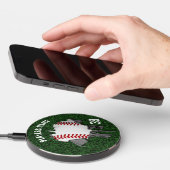 Torn Baseball Wireless Charger (Hand)