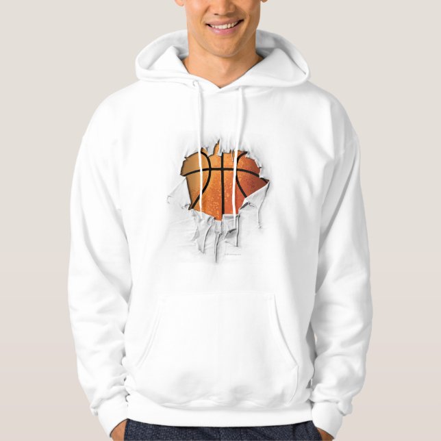 Torn Basketball Hoodie (Front)