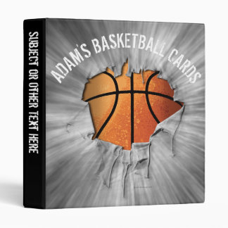 Torn Basketball Personalized Avery Binder
