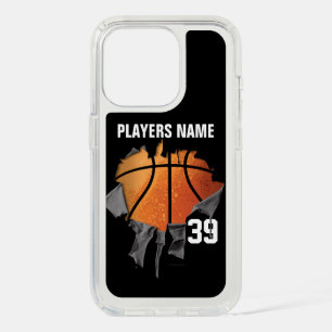 Torn Basketball iPhone 15 Pro Case