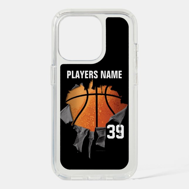 Torn Basketball Speck iPhone Case (Front)