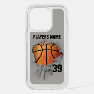 Torn Basketball iPhone 15 Pro Case