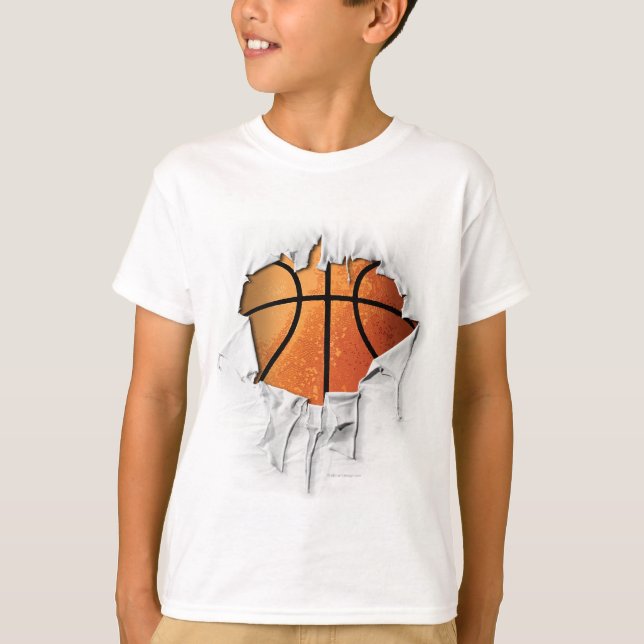 Torn Basketball T-Shirt (Front)