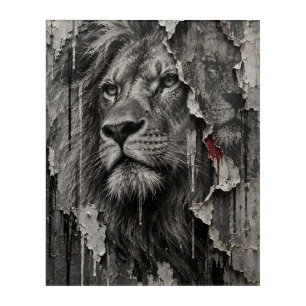 Torn Between Dignity and Decay Acrylic Print