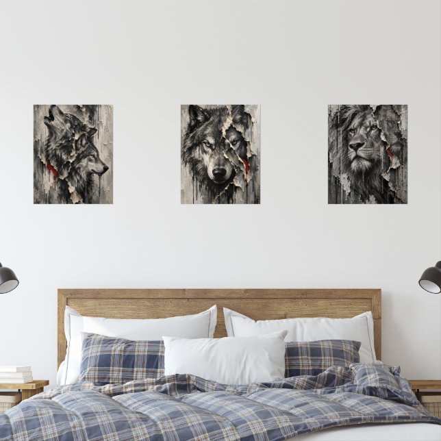 Torn Between Dignity and Decay Wall Art Sets (Bedroom)