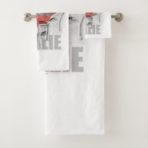 Torn Brick Wall Hockey Goalie Bath Towel Set