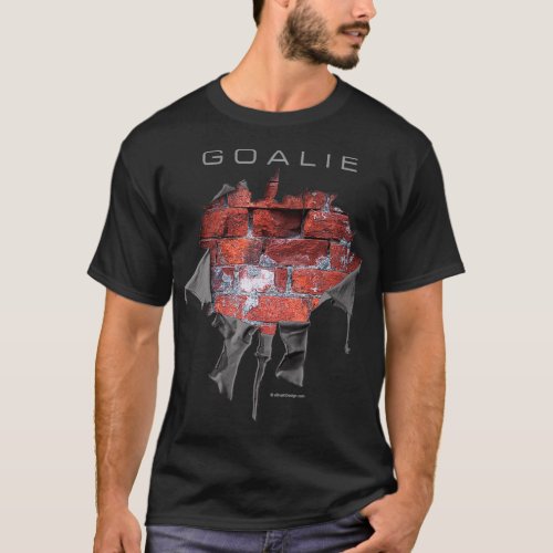 Torn Brick Wall Hockey Goalie Classic TShirt