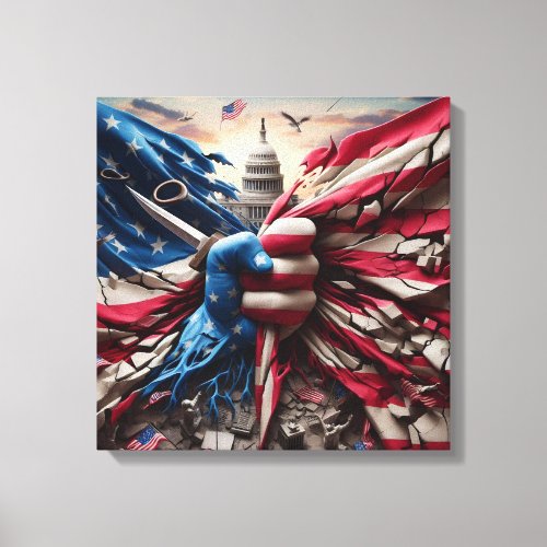 Torn Country Art Print