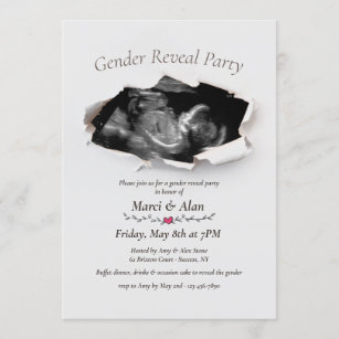 Faux Deckle Edge Paper Wedding Invitation Template, Zazzle