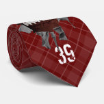 Torn Football Neck Tie at Zazzle