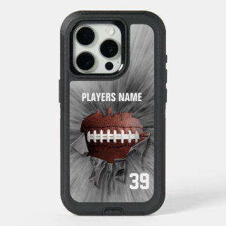Torn Football (personalized) OtterBox iPhone Case
