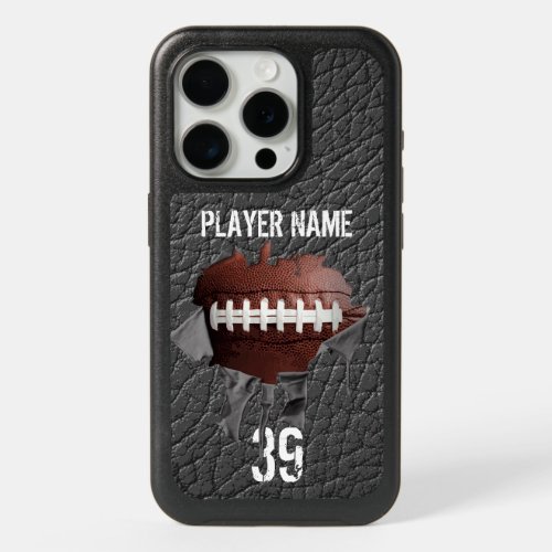 Torn Football personalized OtterBox iPhone Case