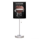 Torn Football Personalized Table Lamp at Zazzle