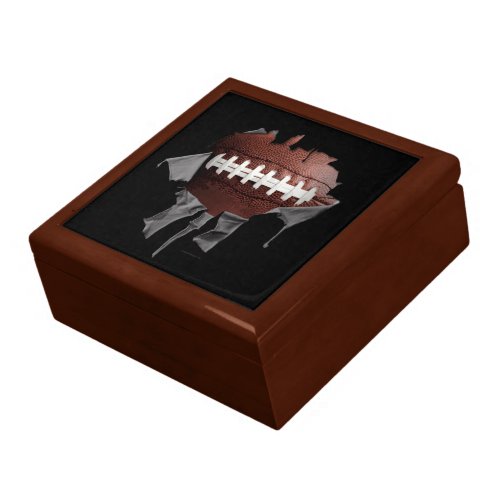 Torn Football Tile Gift Box
