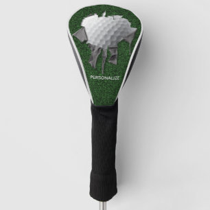 Torn Golf Ball Golf Head Cover