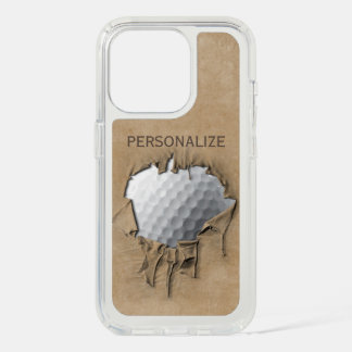 Torn Golf Ball iPhone 15 Pro Case