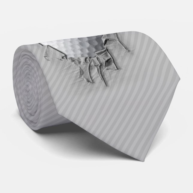 Torn Golf Ball Tie (Rolled)